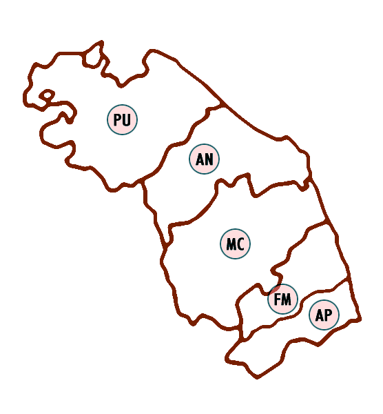 Filiali e sportelli bancari in regione Marche